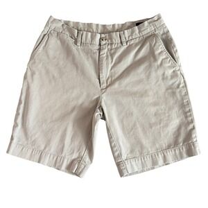 Polo Ralph Lauren 32x9 Beige Classic Fit Men's Chino Shorts